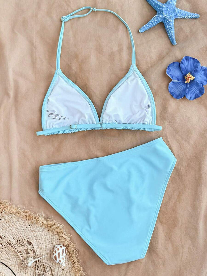 Costum de baie SHEIN, albastru