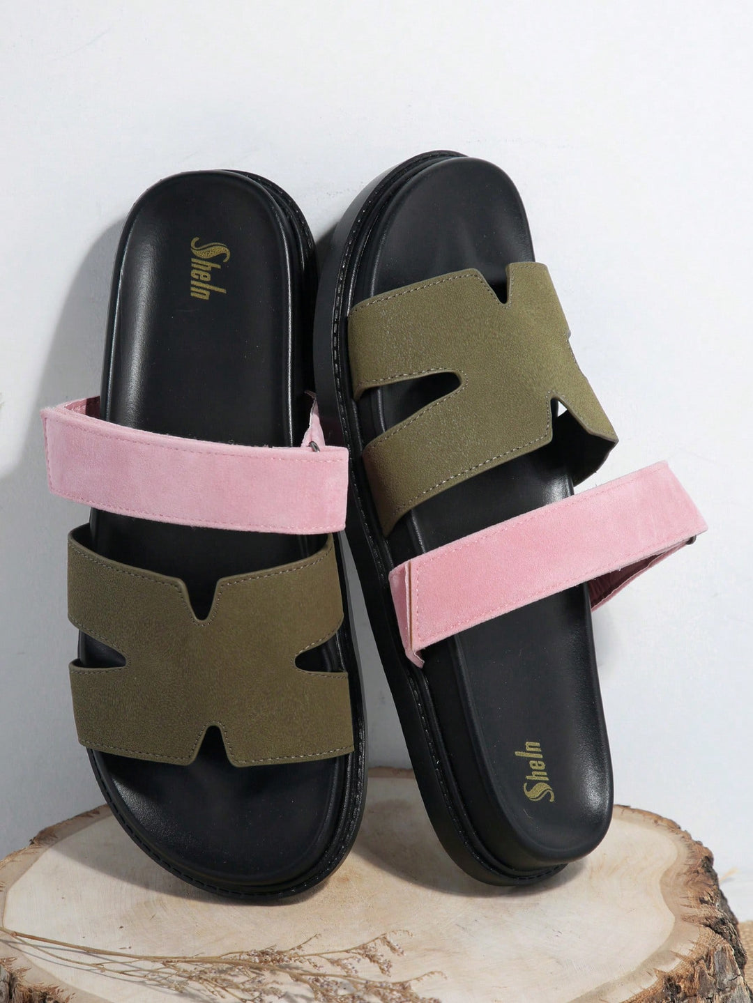 Sandale SHEIN, kaki