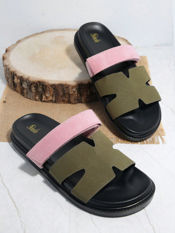 Sandale SHEIN, kaki
