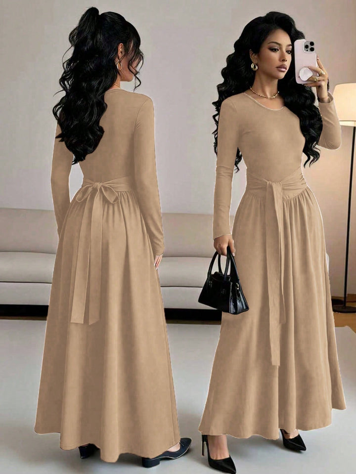 Rochie maxi SHEIN, kaki