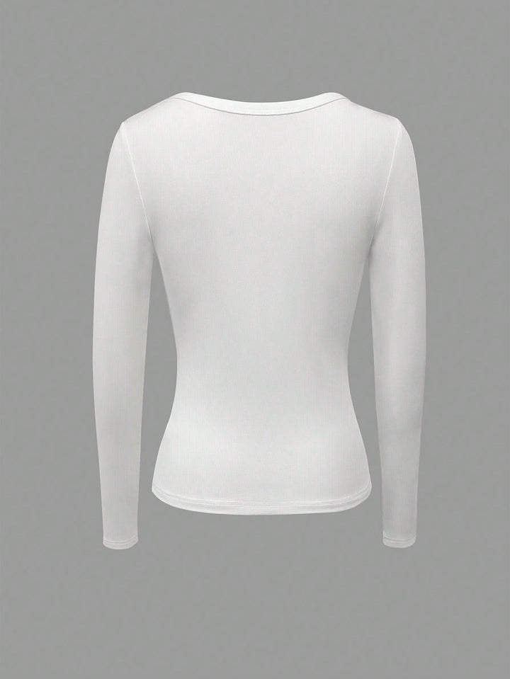 Top SHEIN, alb