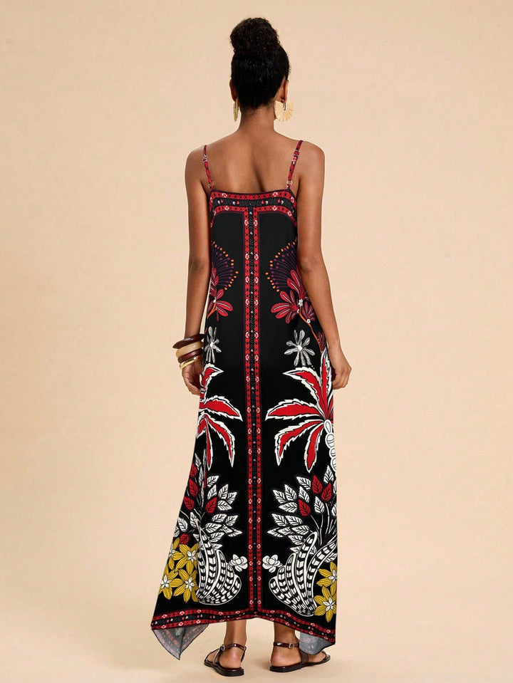 Rochie maxi SHEIN, mix culori