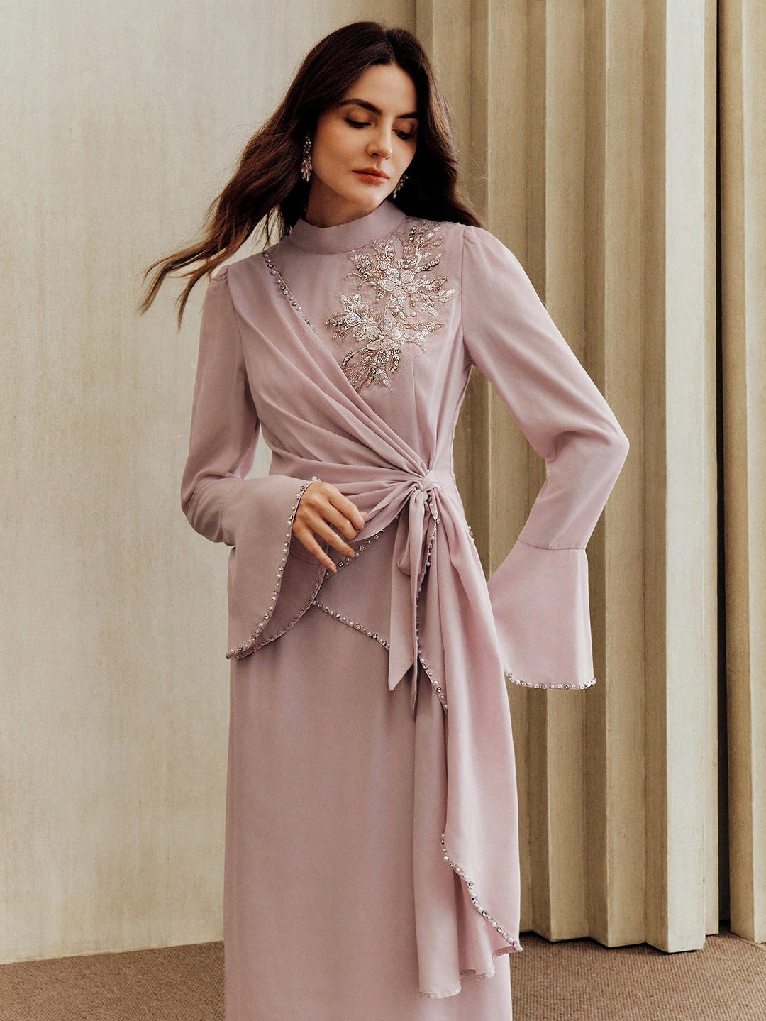 Rochie maxi SHEIN, roz