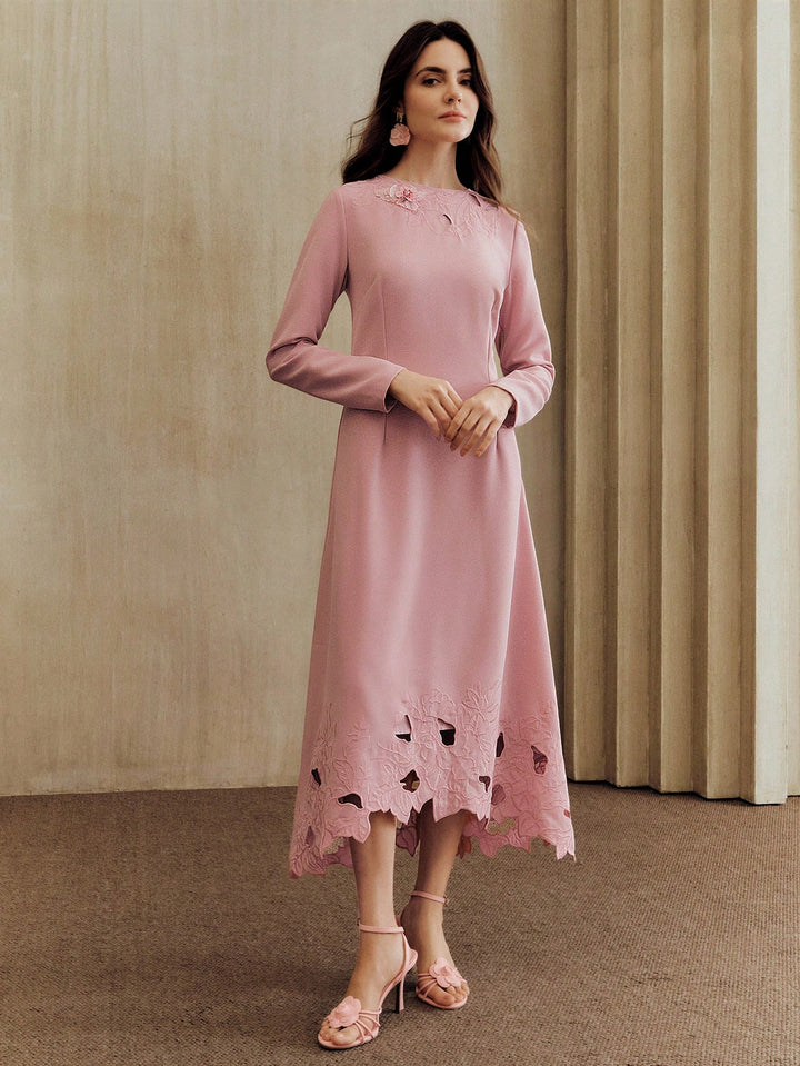 Rochie midi SHEIN, roz