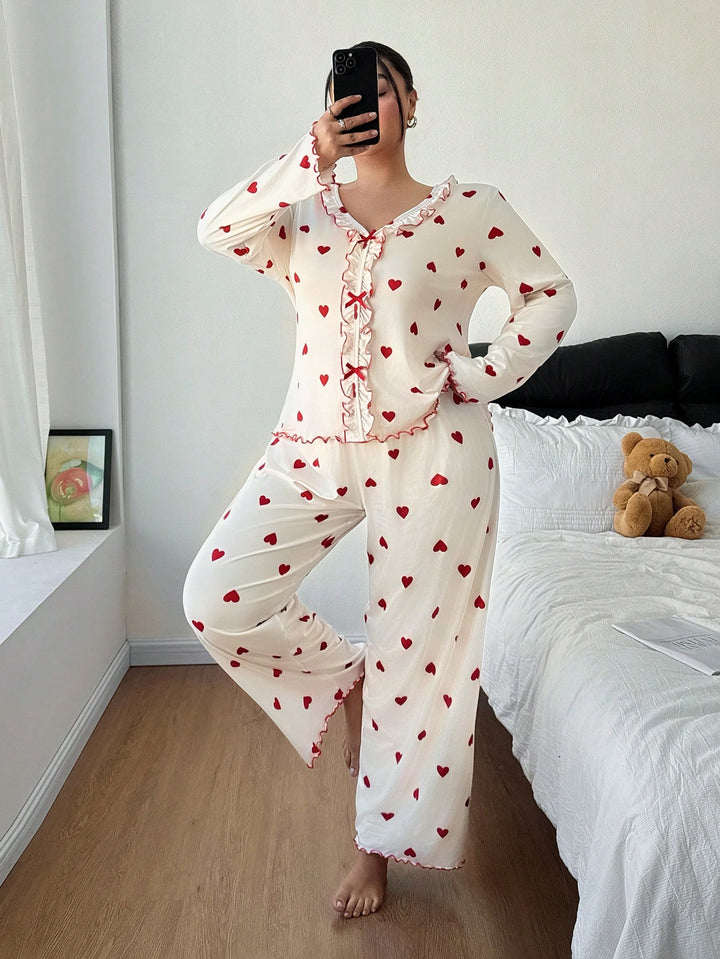 Set pijamale SHEIN, bej