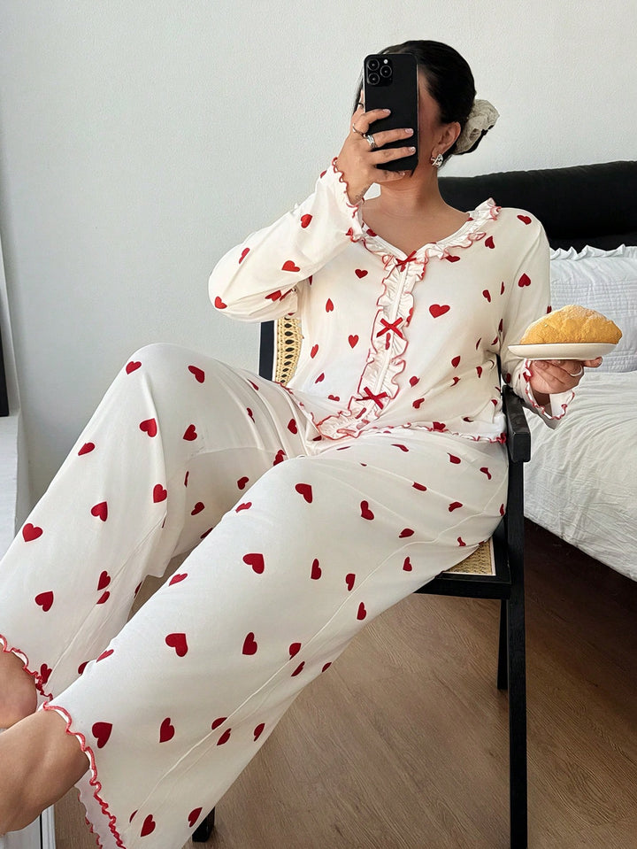 Set pijamale SHEIN, bej