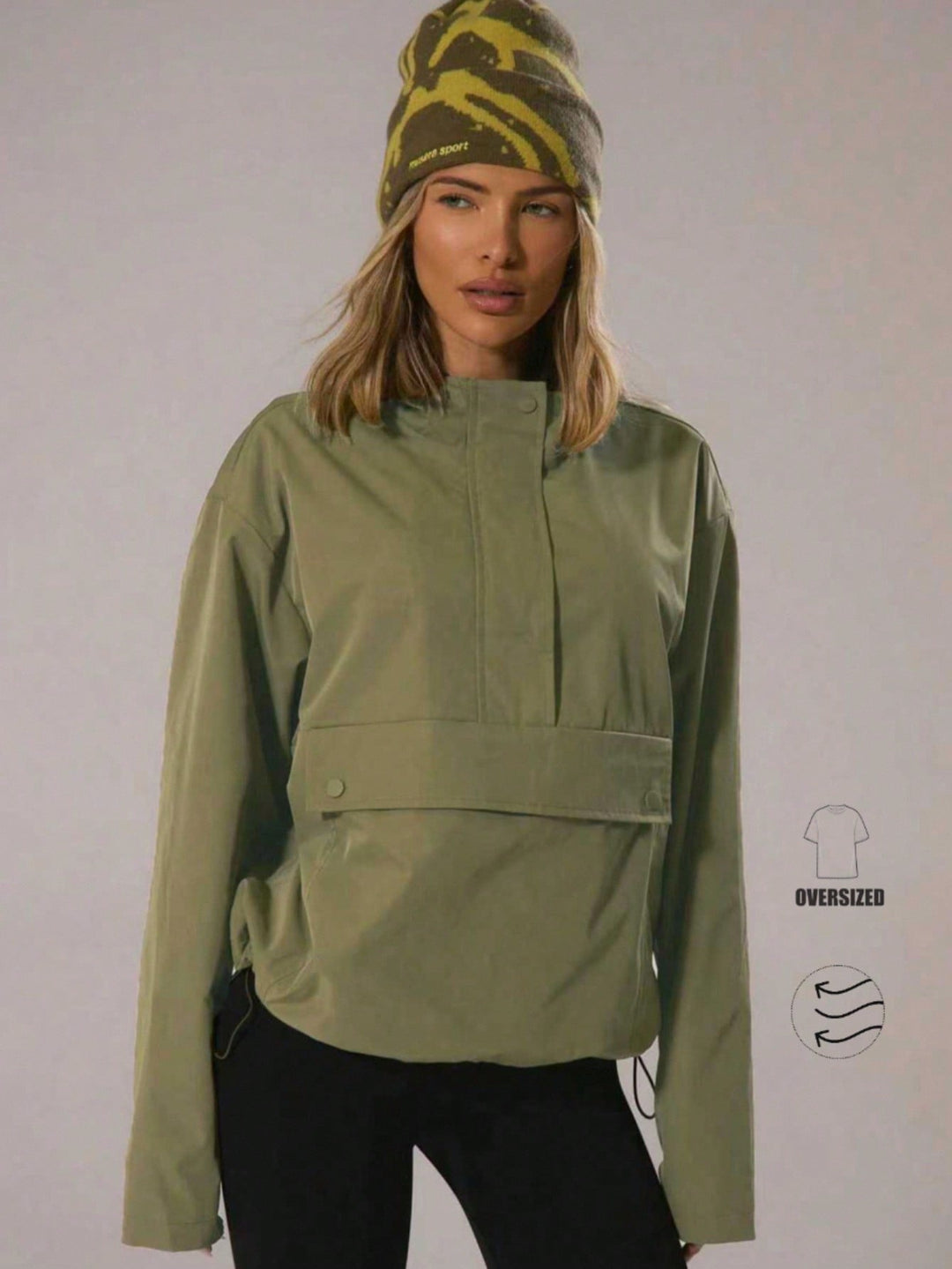 Jachetă sport SHEIN, verde