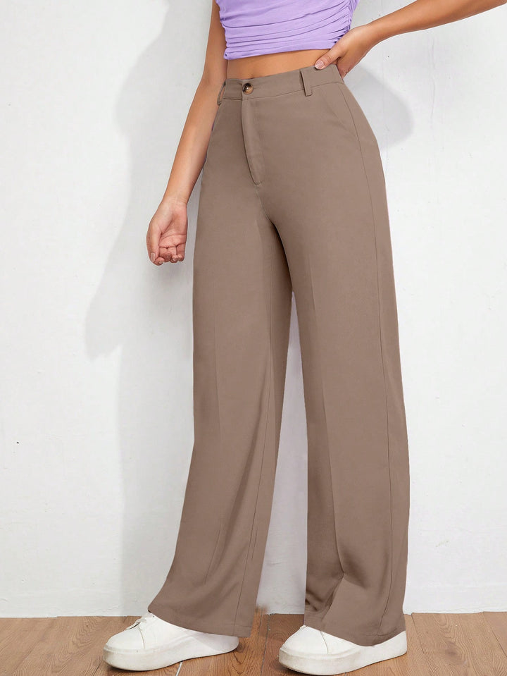 Pantaloni SHEIN, maro