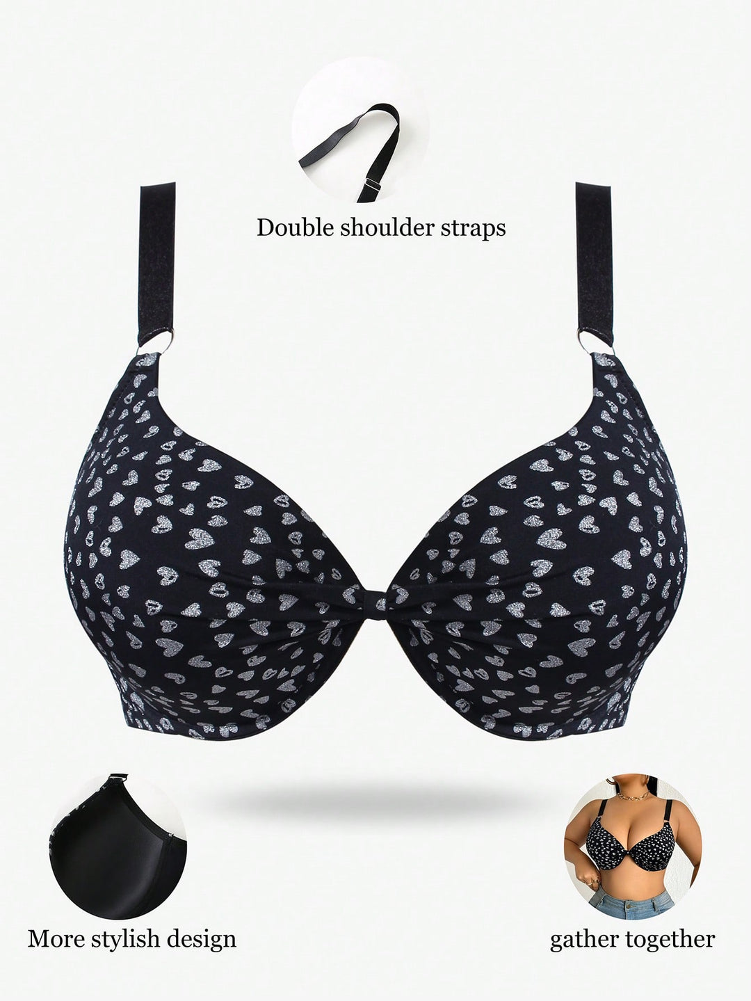 Sutien SHEIN, negru