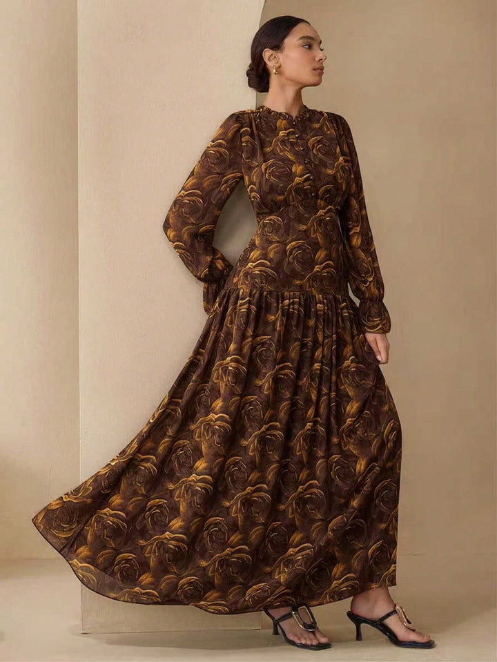 Rochie maxi SHEIN, maro