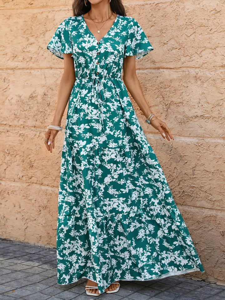 Rochie maxi SHEIN, mix culori