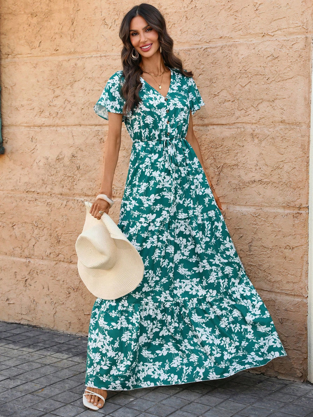 Rochie maxi SHEIN, mix culori