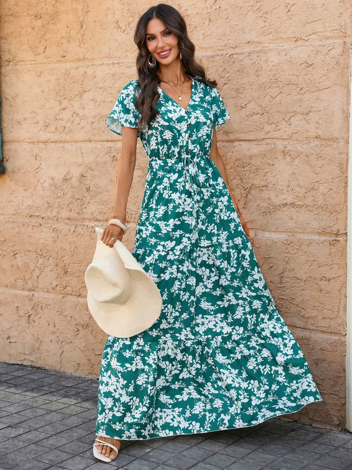 Rochie maxi SHEIN, mix culori