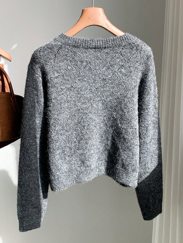 Cardigan SHEIN, gri