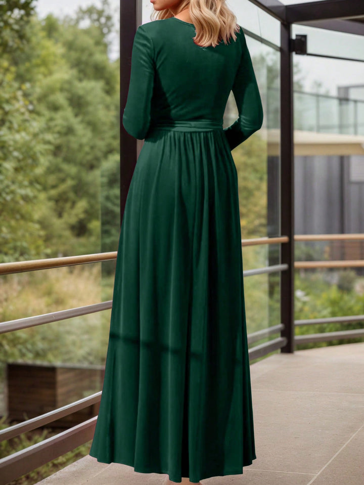 Rochie maxi SHEIN, verde