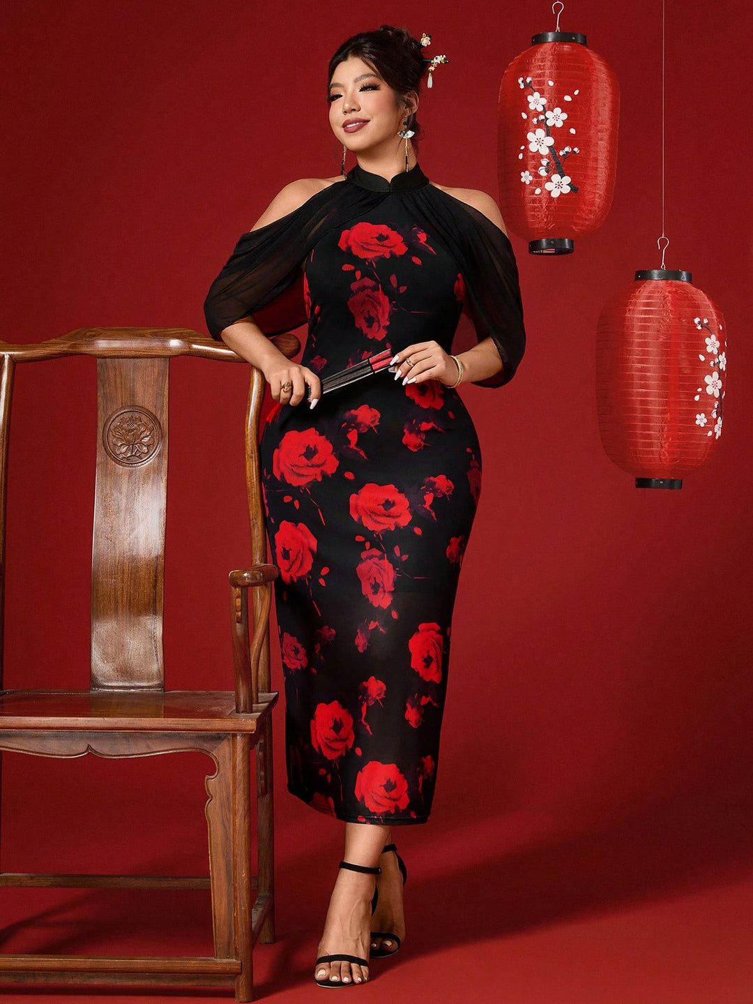 Rochie SHEIN, mix culori