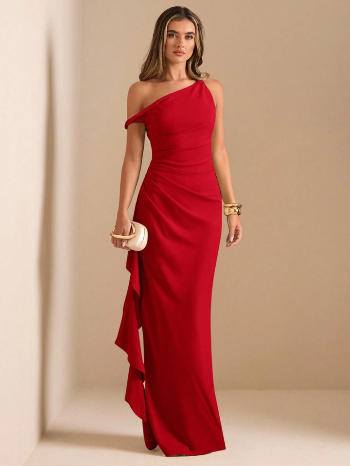 Rochie maxi SHIEN, rosu
