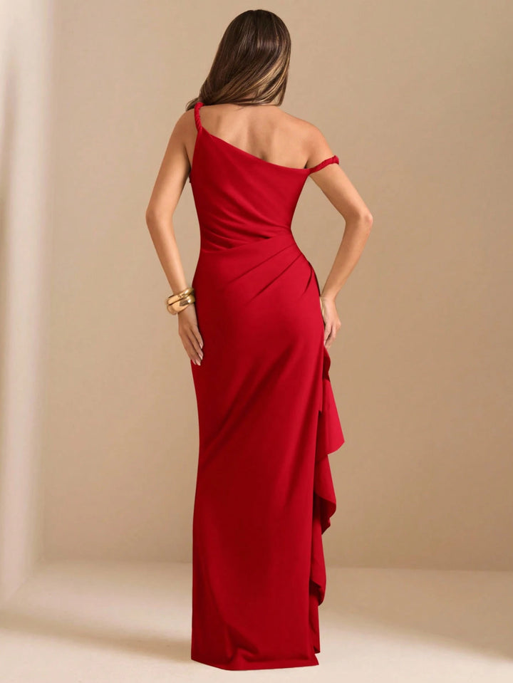 Rochie maxi SHIEN, rosu