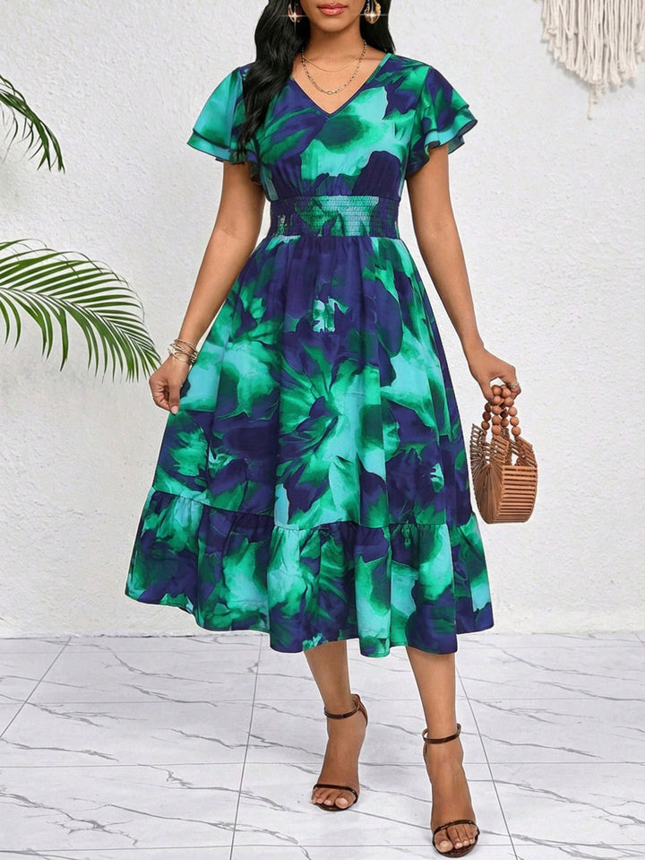 Rochie midi SHEIN, mix culori