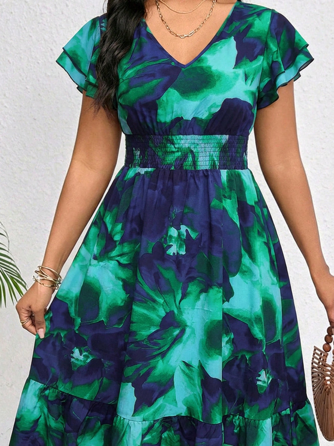 Rochie midi SHEIN, mix culori
