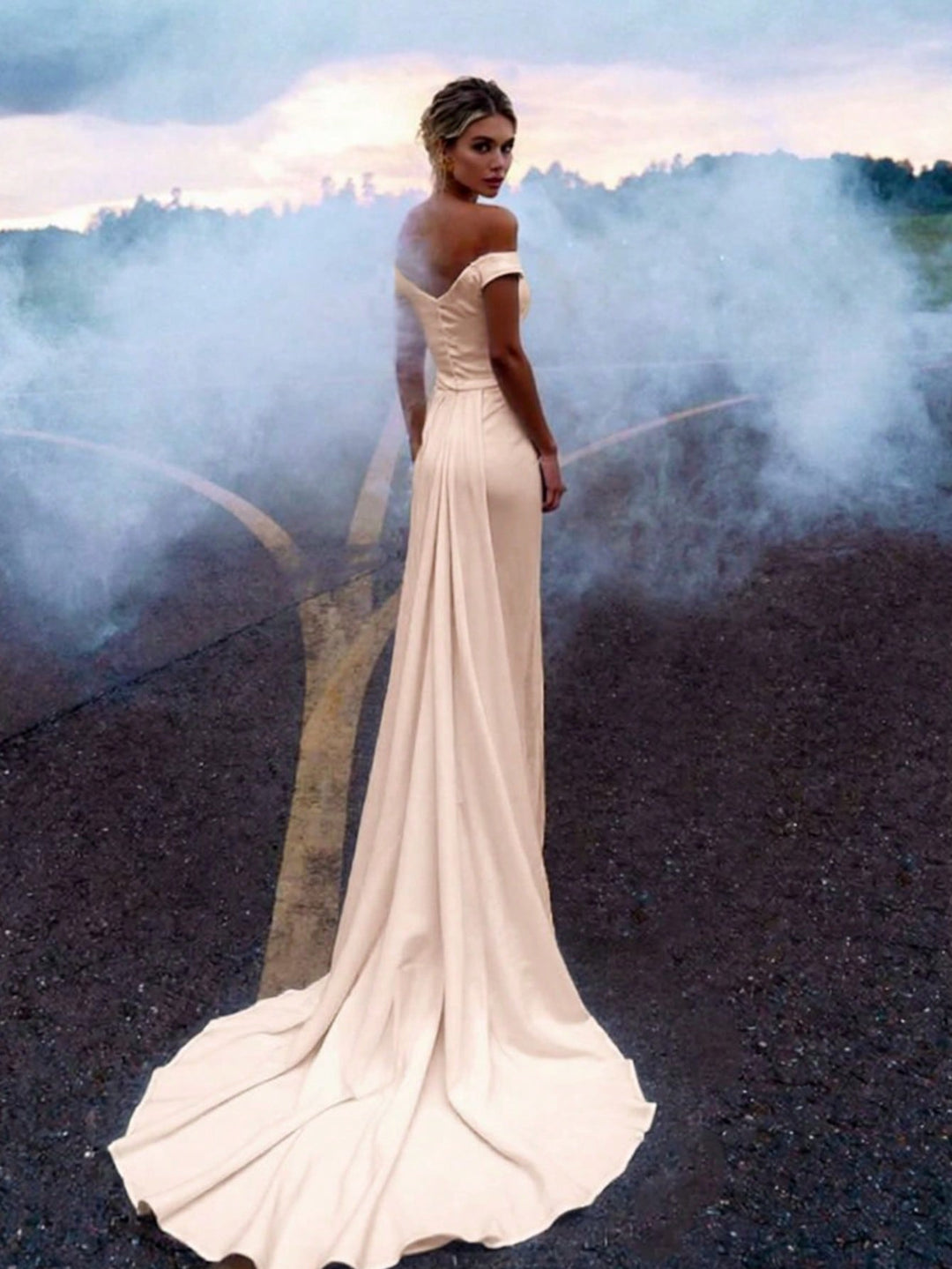 Rochie de mireasă SHEIN, auriu