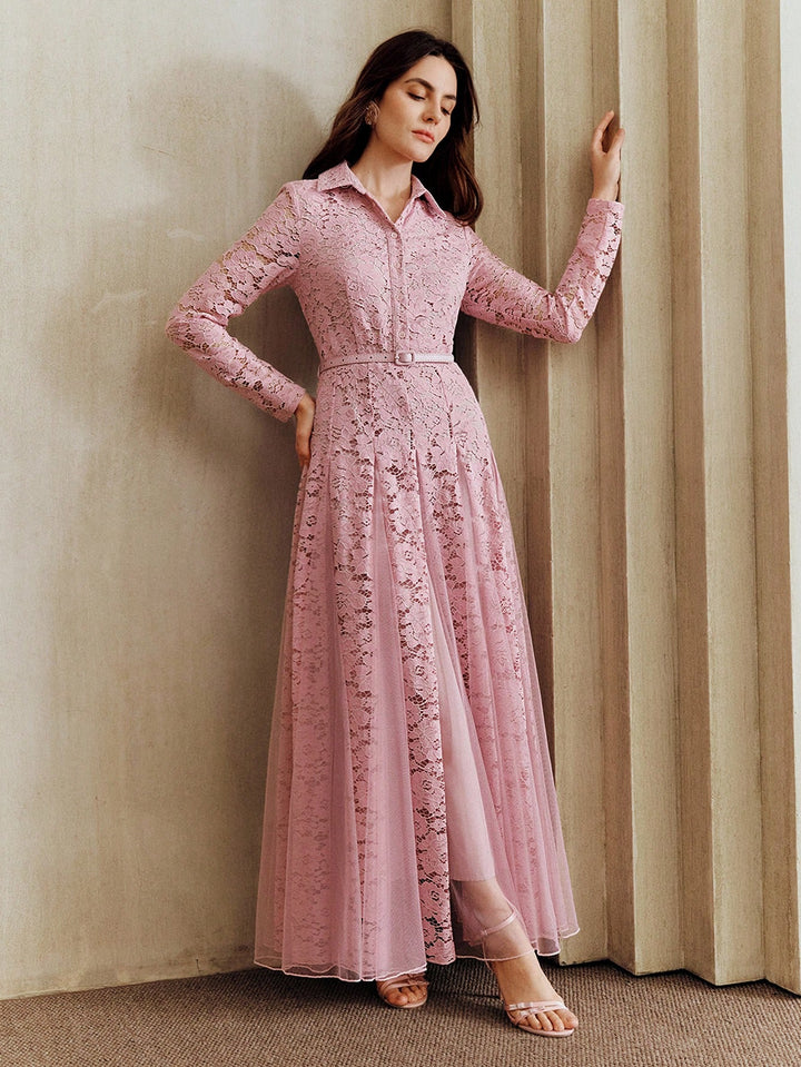 Rochie maxi SHEIN, roz