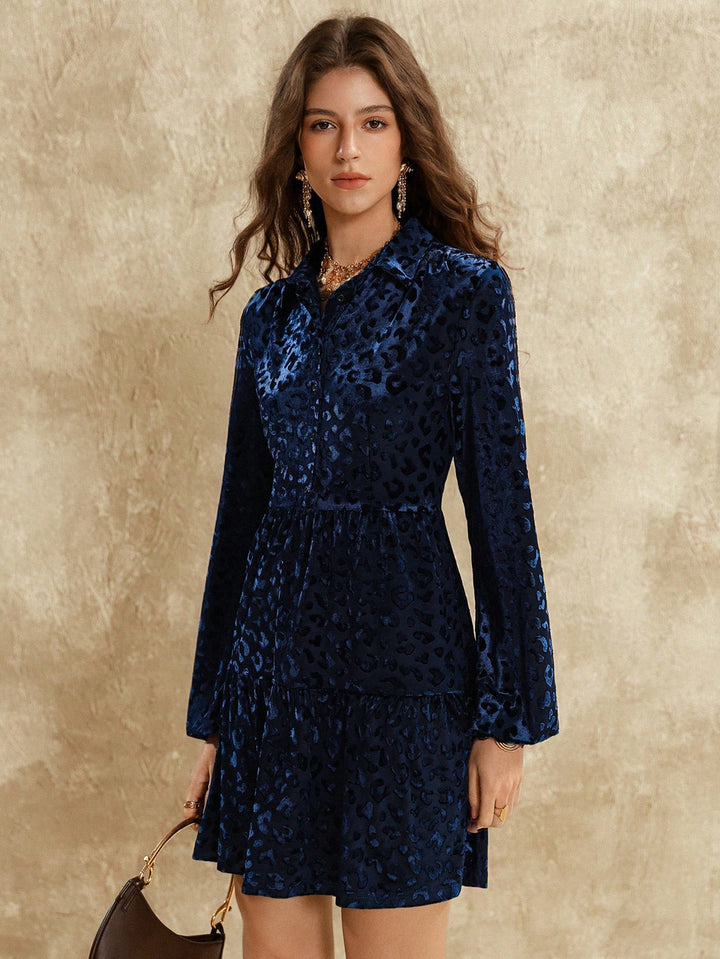 Rochie scurtă SHEIN, albastru