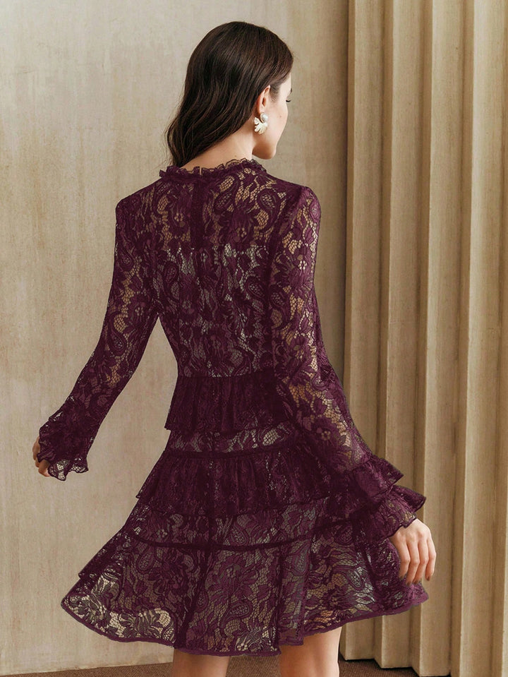 Rochie scurtă SHEIN, vișiniu