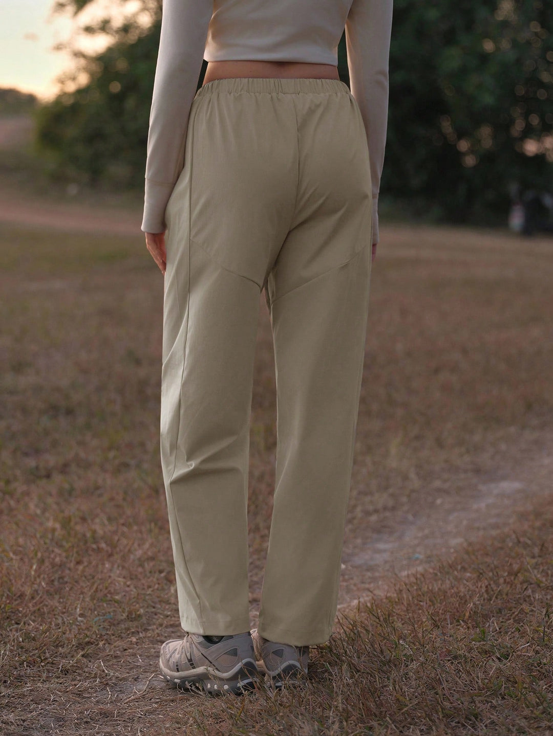 Pantaloni SHEIN, portocaliu