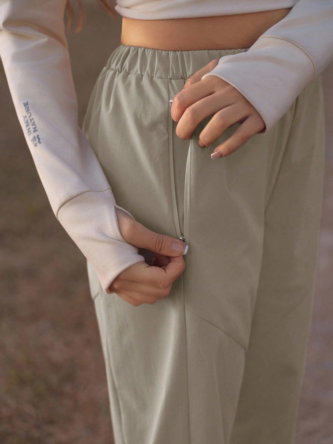 Pantaloni SHEIN, portocaliu