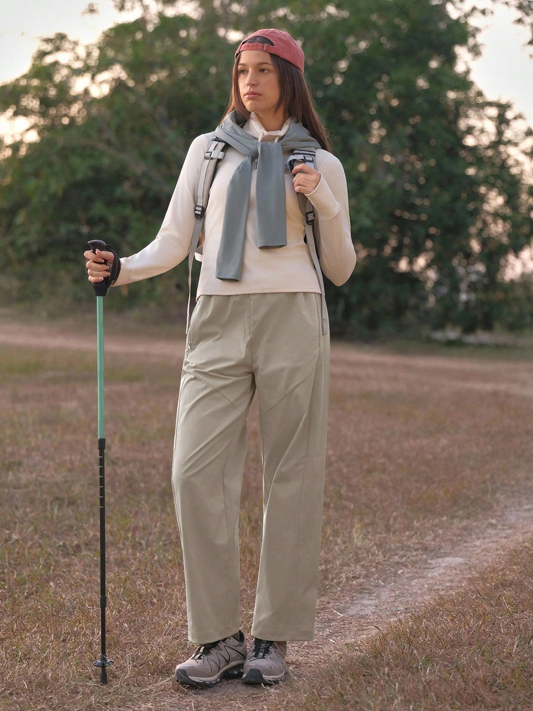 Pantaloni SHEIN, portocaliu