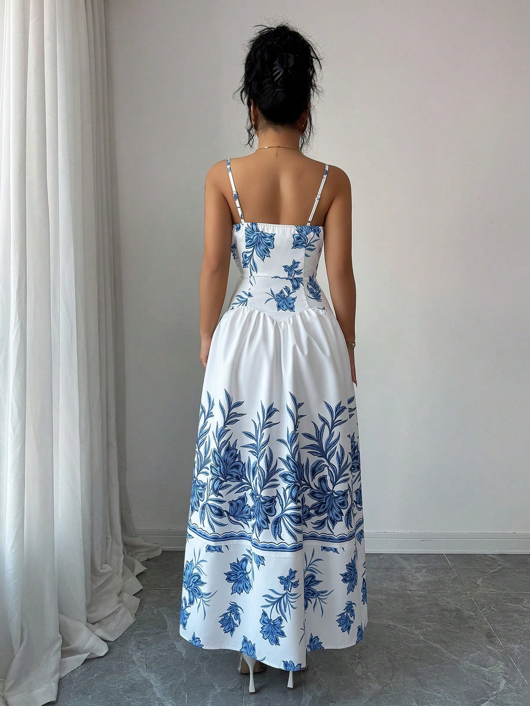 Rochie maxi SHEIN, albastru