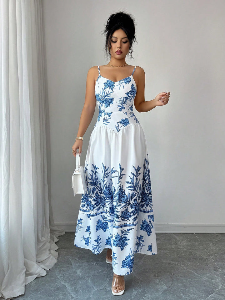 Rochie maxi SHEIN, albastru