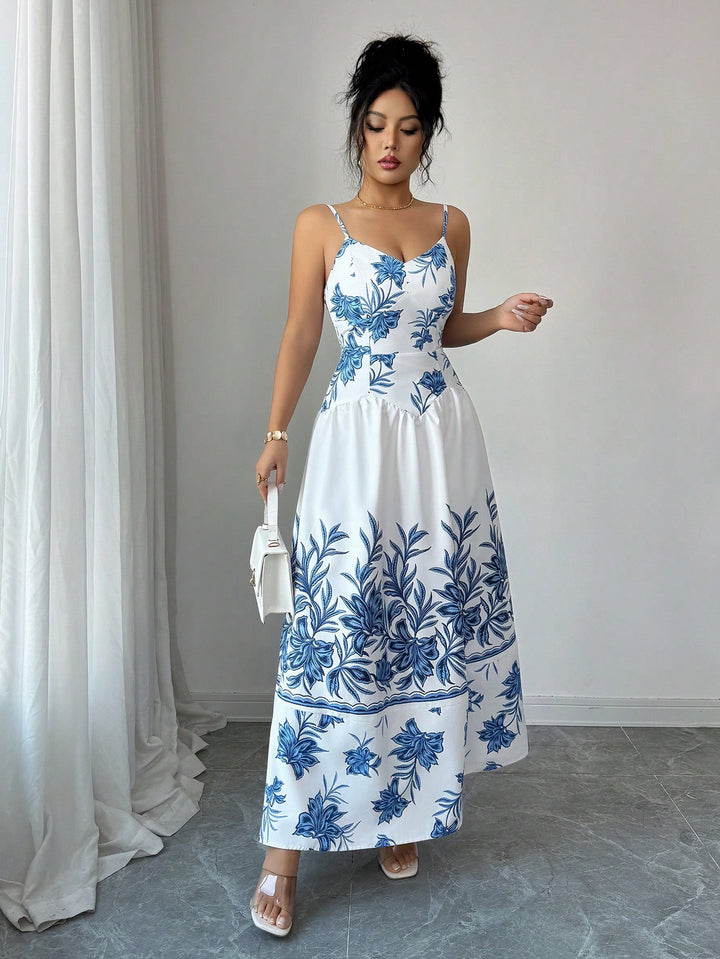 Rochie maxi SHEIN, albastru