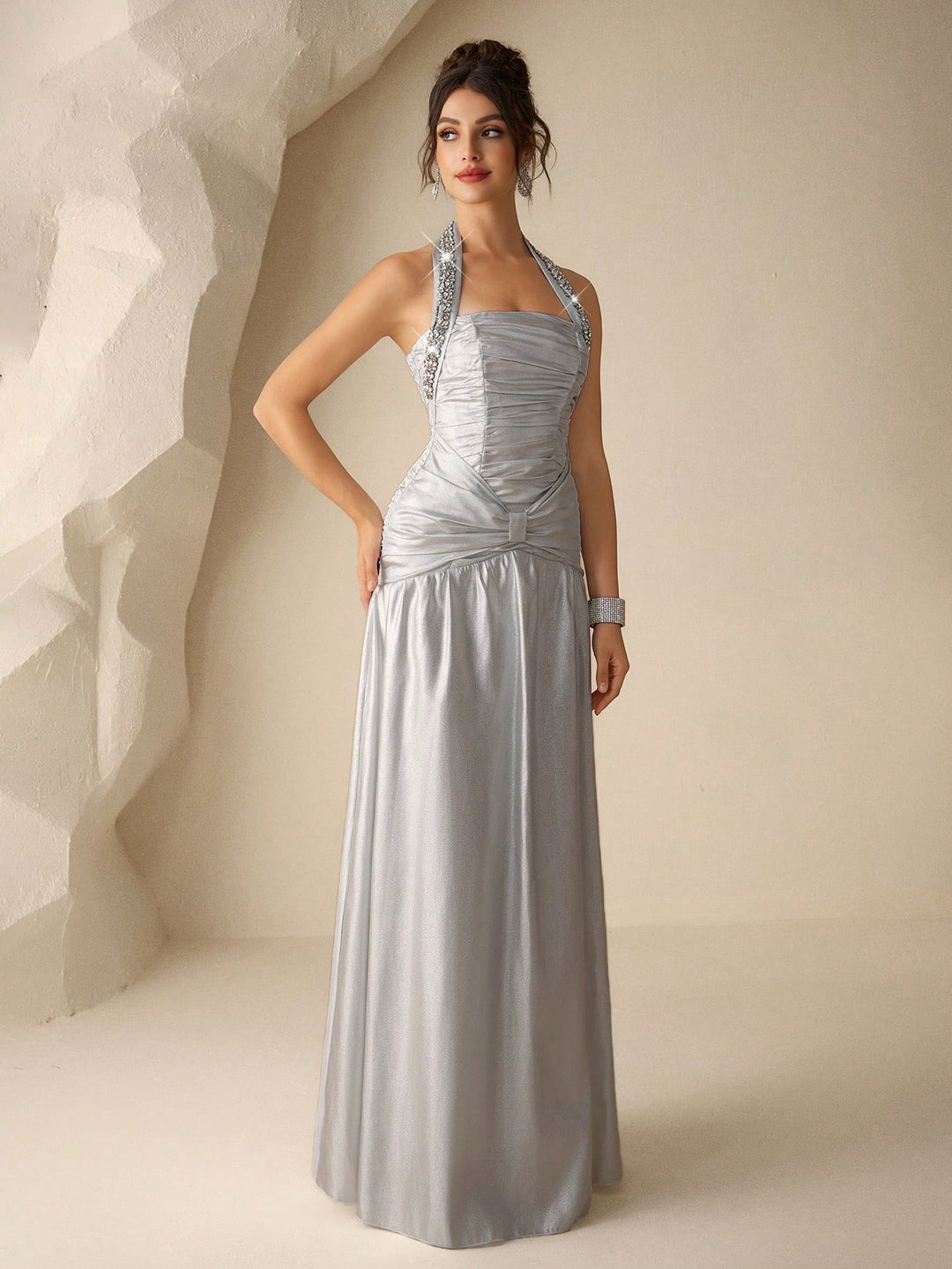 Rochie SHEIN, argintiu