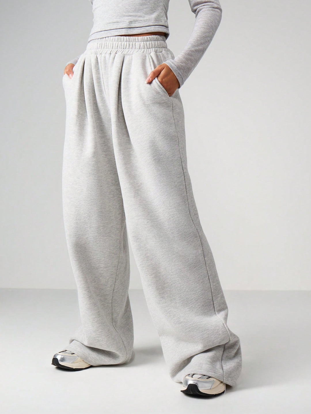 Pantaloni SHEIN, gri
