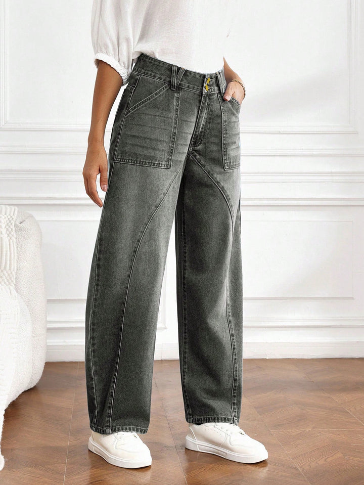 Jeans SHEIN, gri