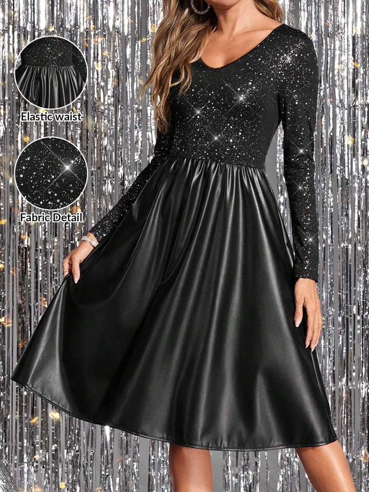 Rochie midi SHEIN, negru