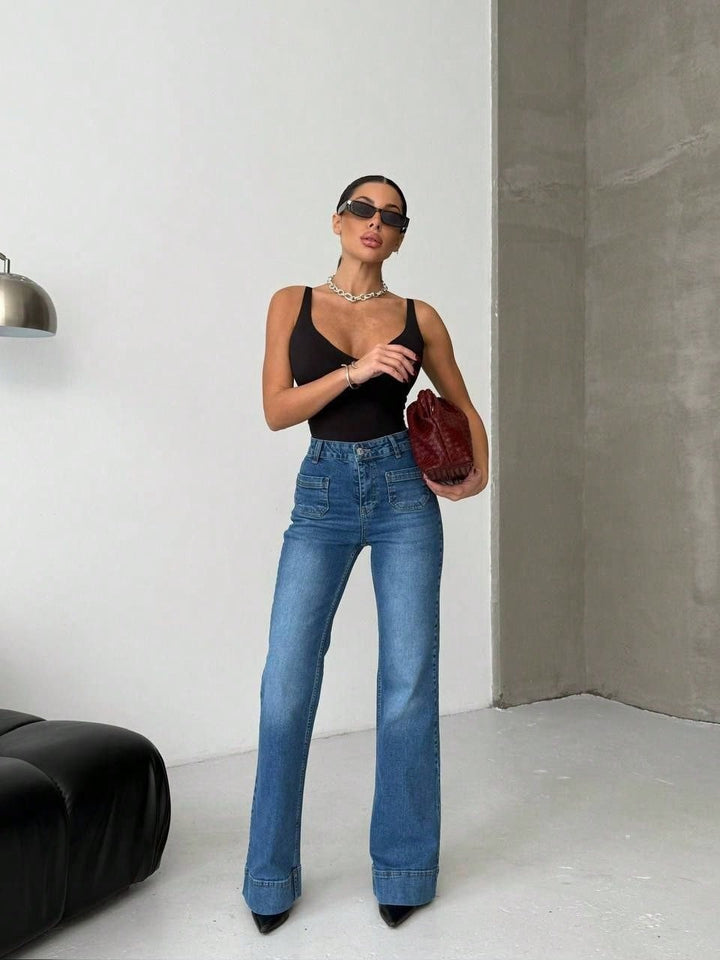Jeans SHEIN, albastru