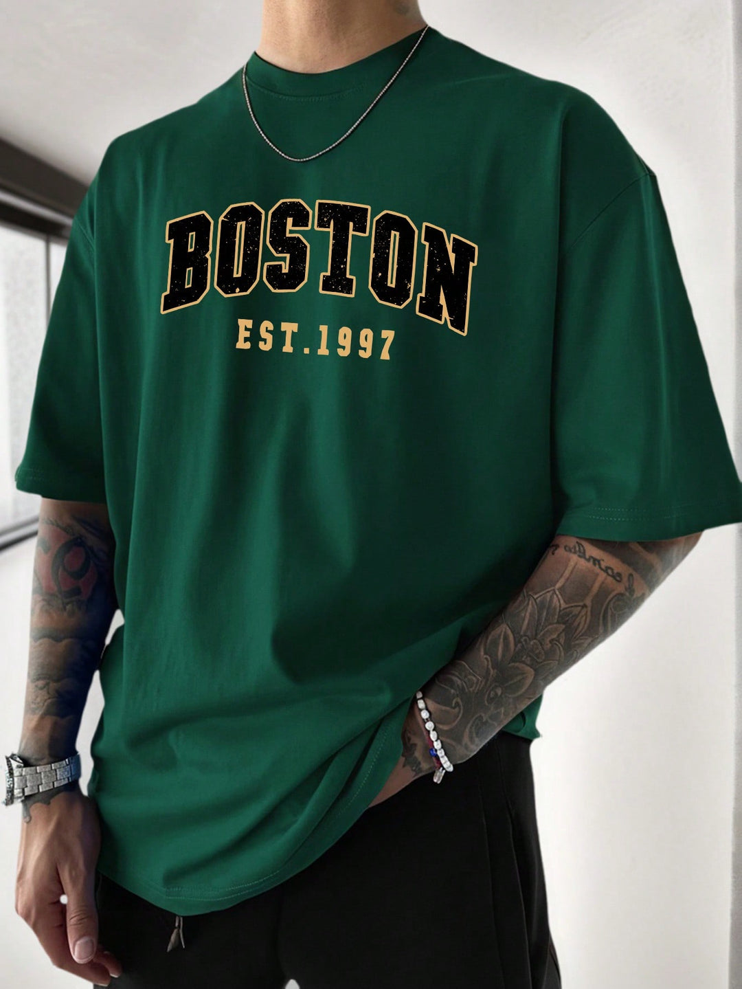 Tricou SHEIN, verde
