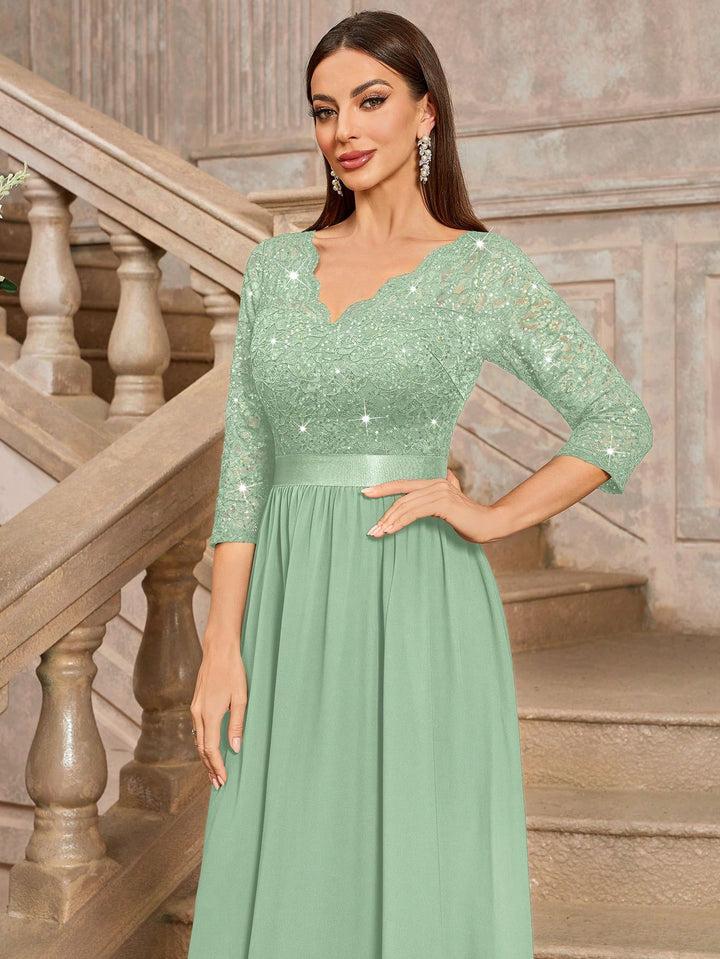 Rochie midi SHEIN, verde