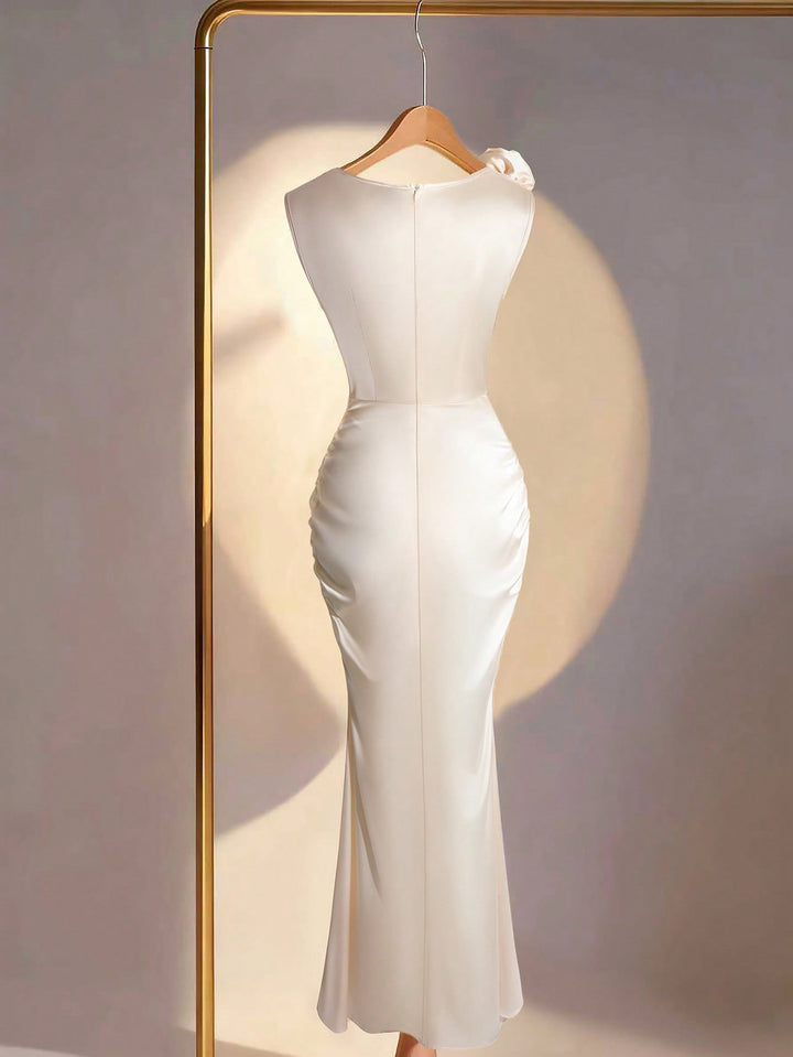 Rochie maxi SHEIN, portocaliu