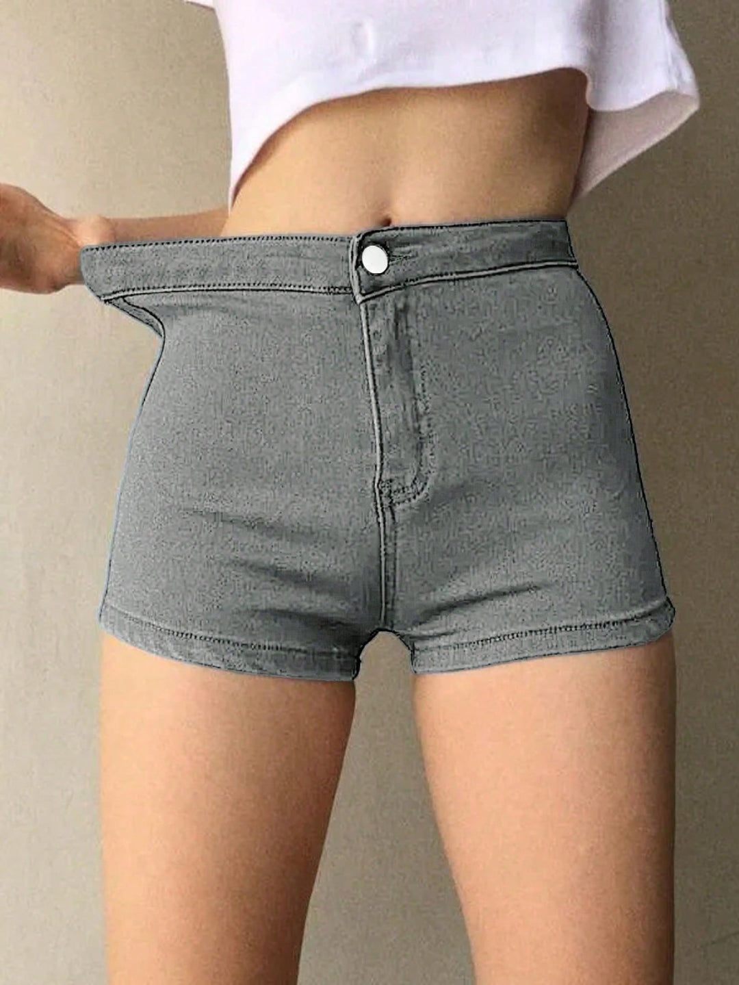 Pantaloni scurți SHEIN, gri