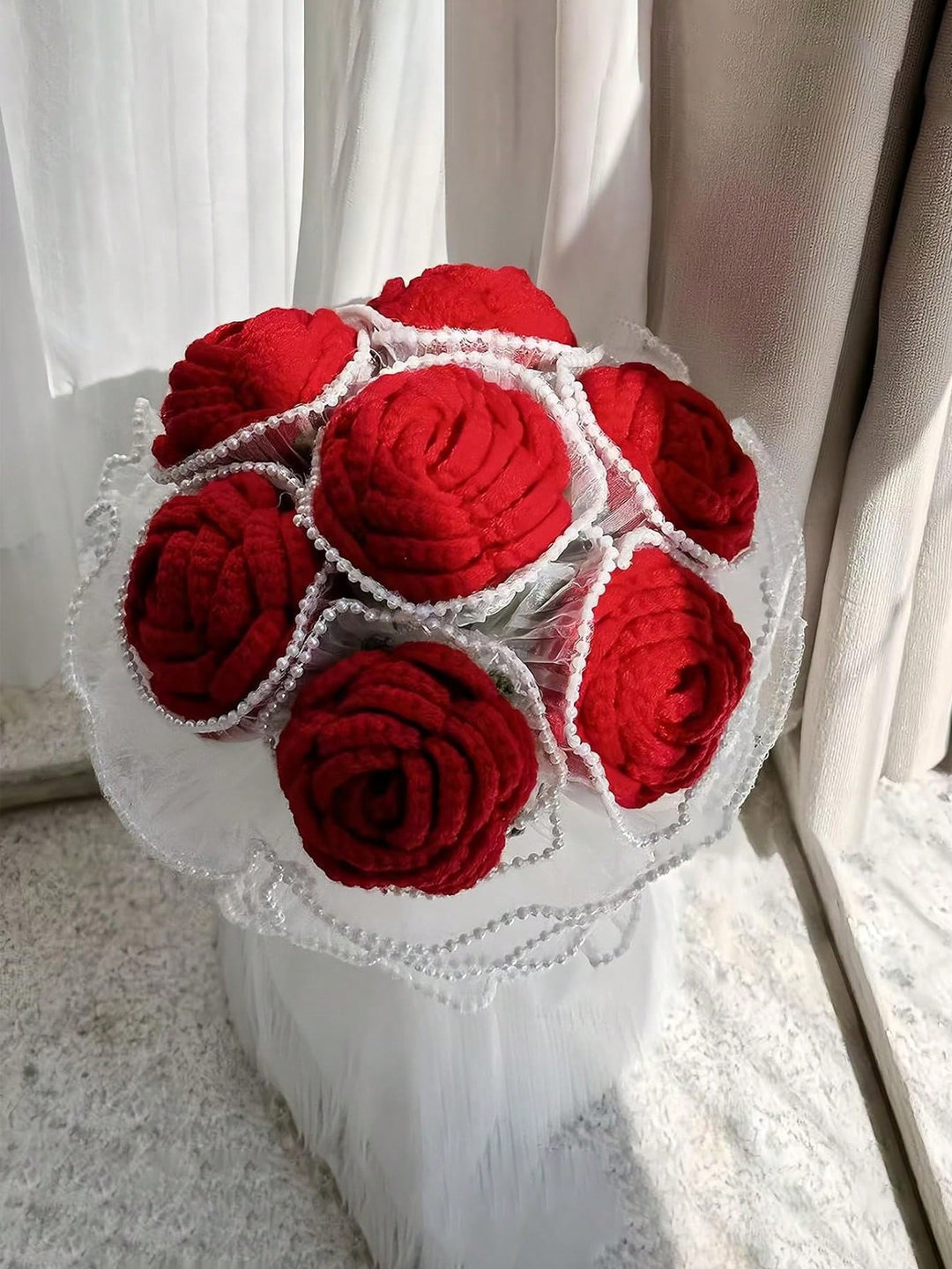 Floari artificiale SHEIN, roșu