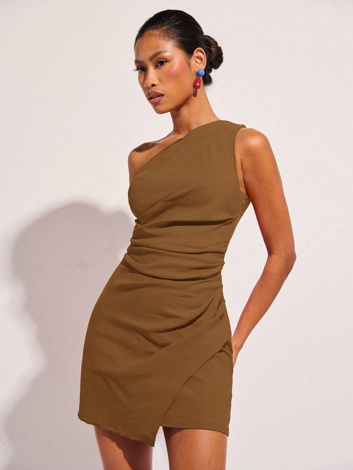 Rochie mini SHEIN, maro