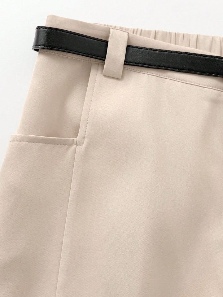 Pantaloni SHEIN, crem