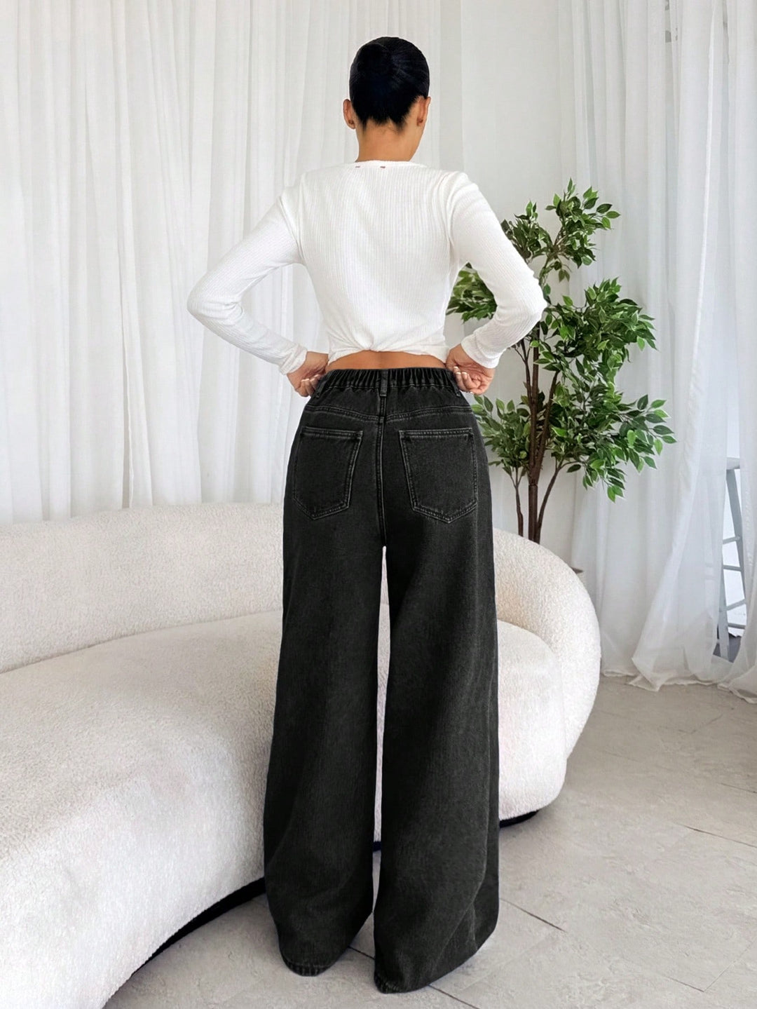 Jeans SHEIN, negru