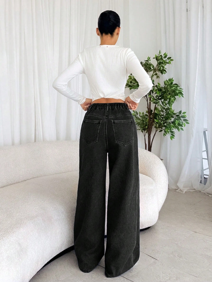 Jeans SHEIN, negru