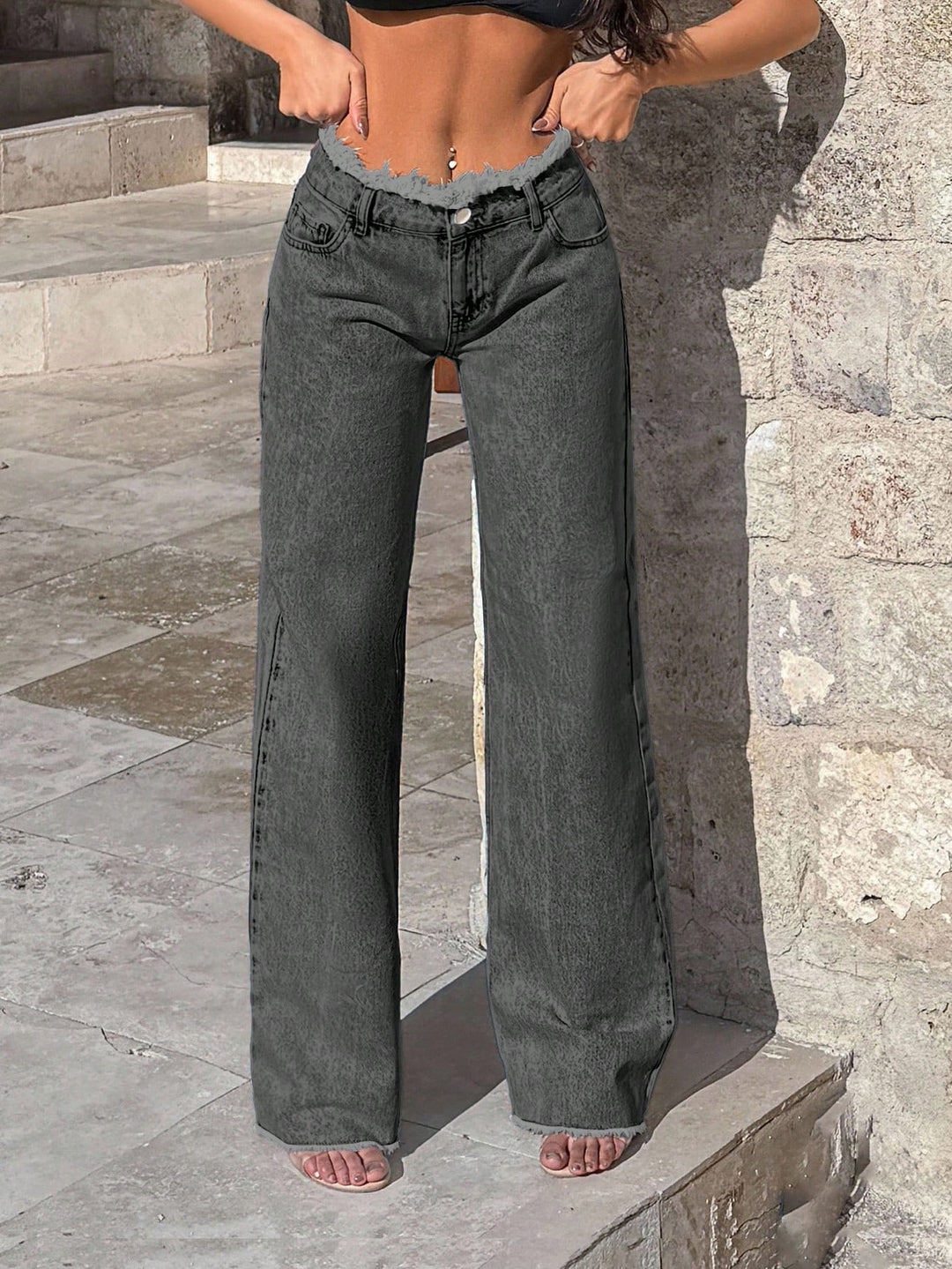 Jeans SHEIN, gri