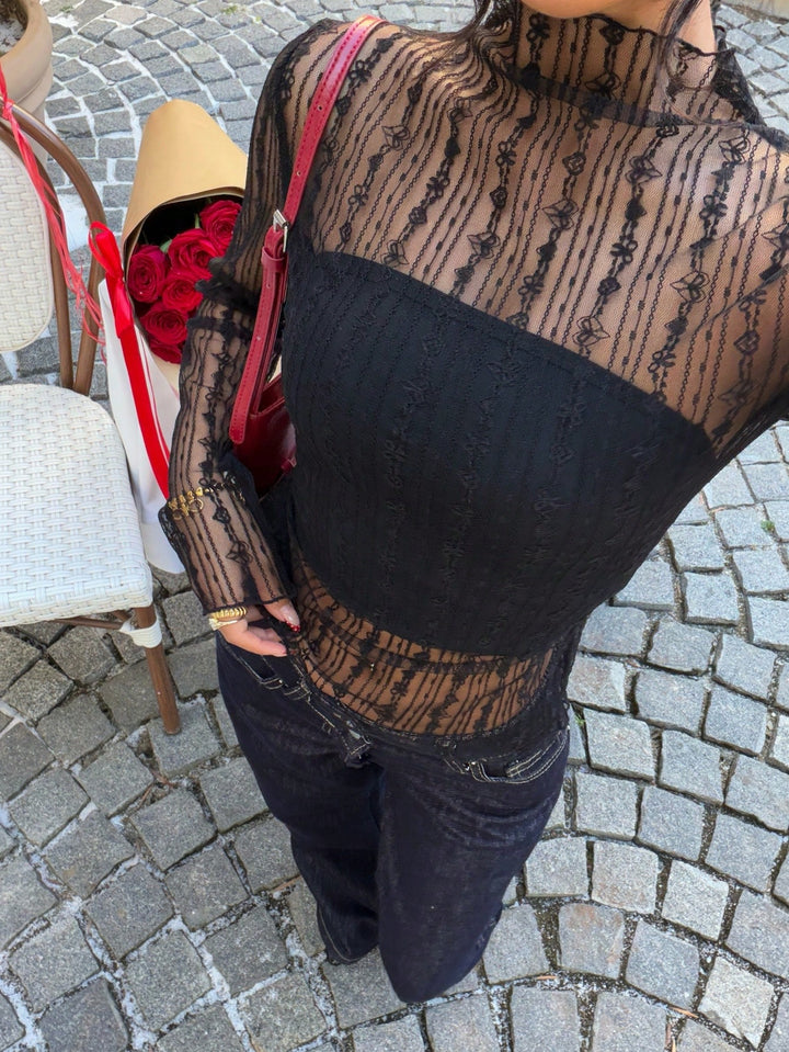 Bluză SHEIN, negru